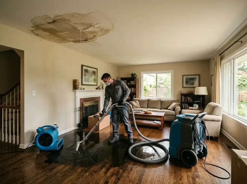 attic-pipe-burst-ceiling-drip-008 — frequently asked questions, Water Damage Restoration & Carpet Care in Hubbard, OH